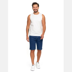 Tank top męski bawełniany koszulka bez rękawów BIAŁA MORAJ